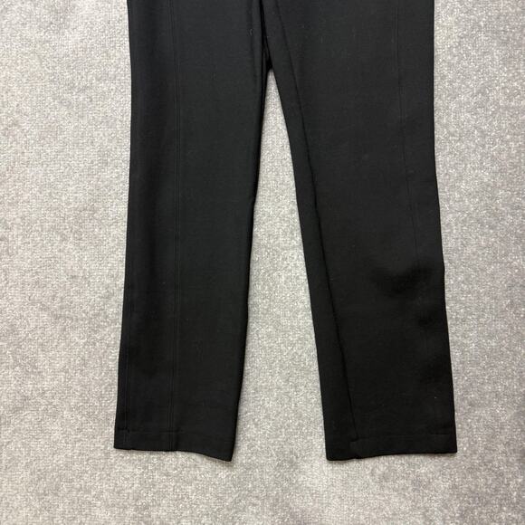 SPANX Pants Womens XS Black Pull On Ponte Slim Straight High Rise Office Work - Picture 3 of 10